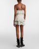 Marant Etoile Marant Etoile Jocadia ruffled cotton shorts - 5