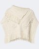 Marant Etoile Marant Etoile Kacie cable-knit wool-blend poncho - 1
