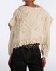 Marant Etoile Marant Etoile Kacie cable-knit wool-blend poncho - 2