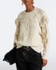 Marant Etoile Marant Etoile Katria cable-knit fringed wool-blend sweater - 2