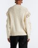 Marant Etoile Marant Etoile Katria cable-knit fringed wool-blend sweater - 6