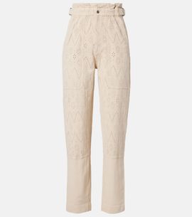 Marant Etoile Marant Etoile Kylea broderie anglaise straight jeans