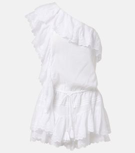 linen cover up dress The Flagler Cover Up in Blue Sky Linen Stripe S main image 0
