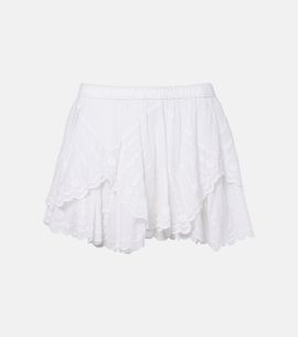 Marant Etoile Marant Etoile Layale ruffled cotton shorts