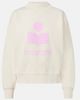 Marant Etoile Marant Etoile Logo cotton-blend fleece sweatshirt - 1