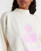 Marant Etoile Marant Etoile Logo cotton-blend fleece sweatshirt - 4
