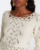 Marant Etoile Marant Etoile Lua pointelle cotton and wool sweater - 3