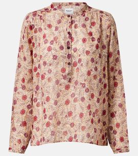 Marant Etoile Marant Etoile Maria printed cotton shirt
