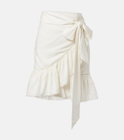 Marant Etoile Marant Etoile Mempster ruffled wrap skirt