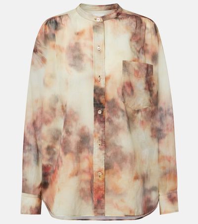 Marant Etoile Marant Etoile Mexika printed cotton shirt