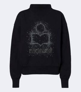 Marant Etoile Marant Etoile Moby sequined cotton-blend sweatshirt