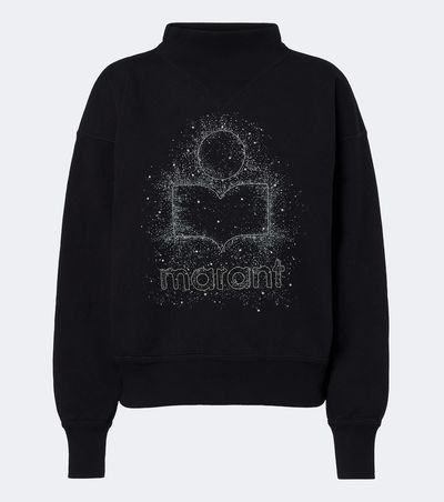 Marant Etoile Marant Etoile Moby sequined cotton-blend sweatshirt
