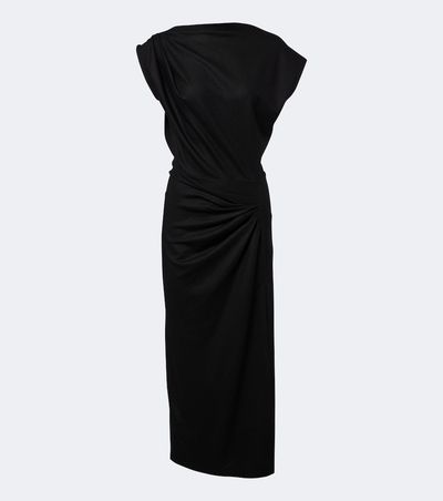 Marant Etoile Marant Etoile Naery draped jersey midi dress