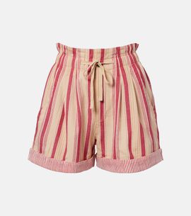 Marant Etoile Marant Etoile Nirma striped cotton shorts