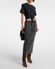 Marant Etoile Marant Etoile Noreen cotton jersey midi skirt - 2