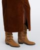 Marant Etoile Marant Etoile Odalie cotton and linen corduroy maxi skirt - 4