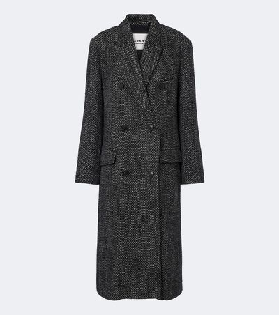 Marant Etoile Marant Etoile Pilda herringbone double-breasted coat