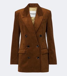 Marant Etoile Marant Etoile Rasma cotton and linen corduroy blazer