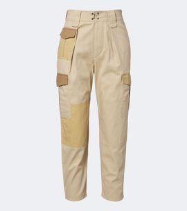 Marant Etoile Marant Etoile Renzae patchwork cotton cargo pants