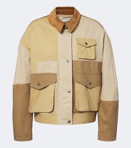 Marant Etoile Marant Etoile Risla patchwork cotton jacket