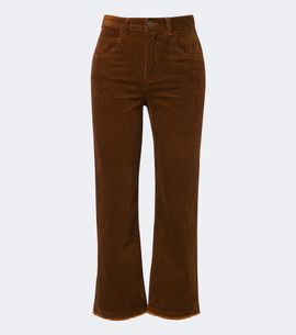 Marant Etoile Marant Etoile Ruthie cropped corduroy straight pants