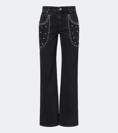 Marant Etoile Marant Etoile Silka studded boot-cut jeans