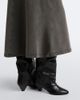 Marant Etoile Marant Etoile Solkia cotton jersey midi skirt - 4