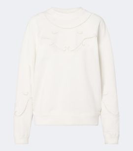 Marant Etoile Marant Etoile Vella embroidered cotton sweatshirt