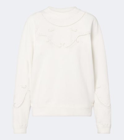 Marant Etoile Marant Etoile Vella embroidered cotton sweatshirt