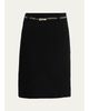 Marc Jacobs Runway Tweed Virgin Wool-Blend Knee-Length Skirt - 1