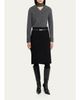 Marc Jacobs Runway Tweed Virgin Wool-Blend Knee-Length Skirt - 2