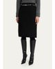 Marc Jacobs Runway Tweed Virgin Wool-Blend Knee-Length Skirt - 4