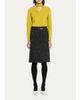 Marc Jacobs Runway Virgin Wool-Blend Belted Midi Skirt - 2