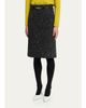 Marc Jacobs Runway Virgin Wool-Blend Belted Midi Skirt - 4