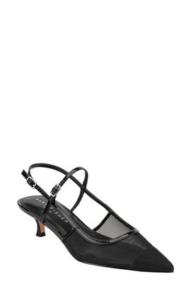 Marc Fisher LTD Marc Fisher LTD Ceddy Slingback Pointed Toe Kitten Heel Pump
