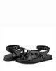 Marc Fisher Ltd. Marc Fisher Ltd. Women's Bevy Leather Casual Strappy Flat Sandals - 5