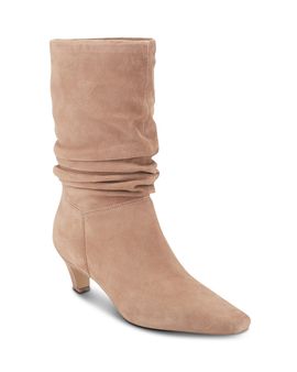 Marc Fisher Ltd. Marc Fisher Ltd. Women's Dalores Suede Kitten Heel Boots