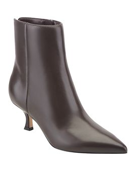Marc Fisher Ltd. Marc Fisher Ltd. Women's Francy Leather Kitten Heel Ankle Boots