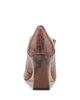 Marc Fisher Ltd. Marc Fisher Ltd. Women's Genevie Snake-Embossed Leather Mary Jane Pumps - 4