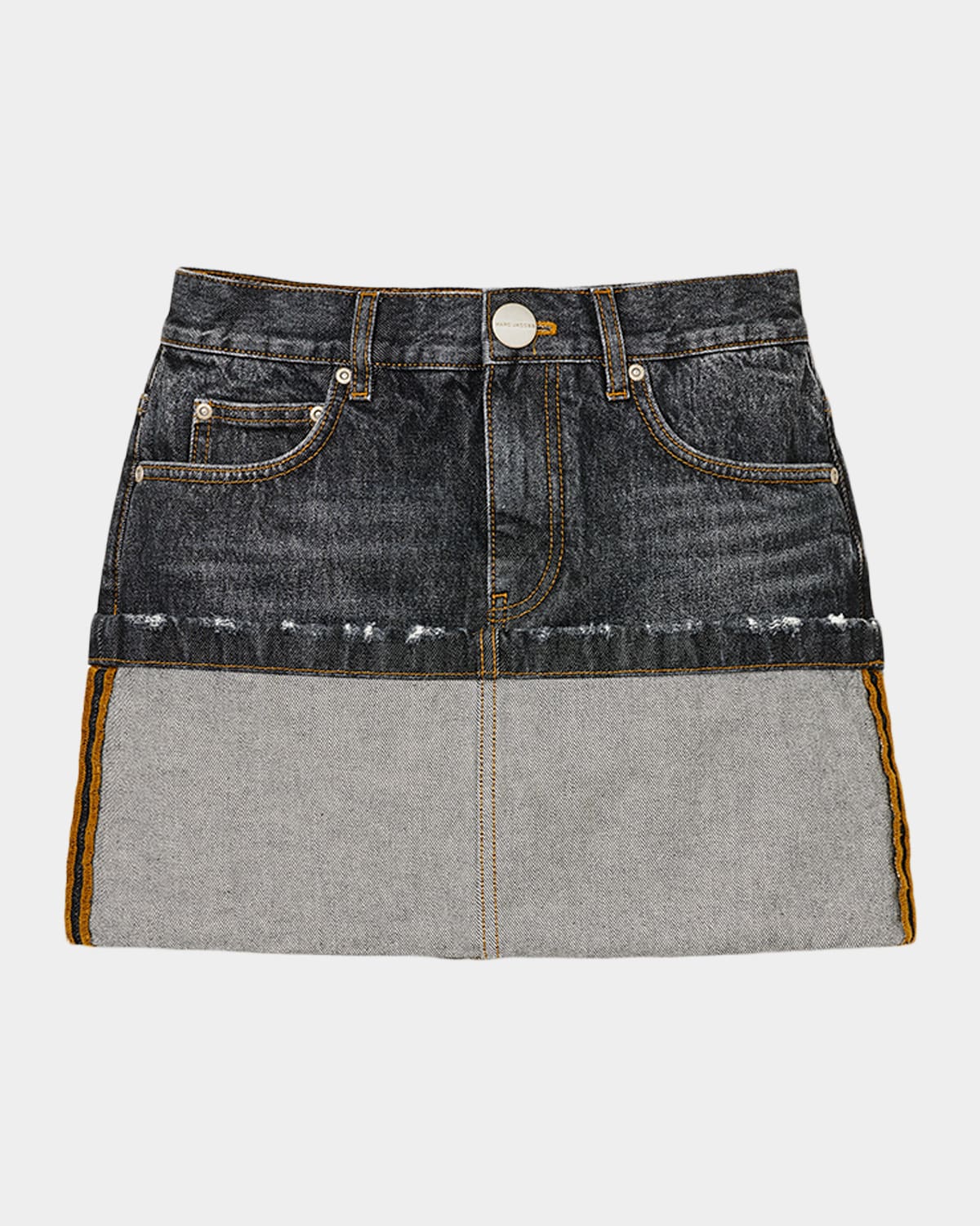 Marc Jacobs Cuffed Denim Mini Skirt