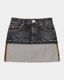 Marc Jacobs Cuffed Denim Mini Skirt