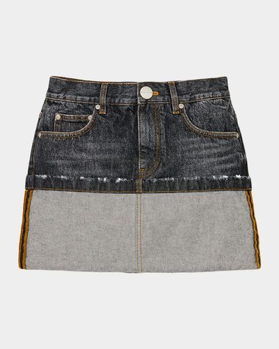 Marc Jacobs Cuffed Denim Mini Skirt