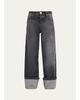 Marc Jacobs Cuffed Wide-Leg Jeans - 1