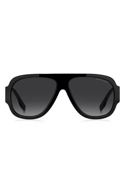 Marc Jacobs Marc Jacobs 59mm Gradient Pilot Sunglasses