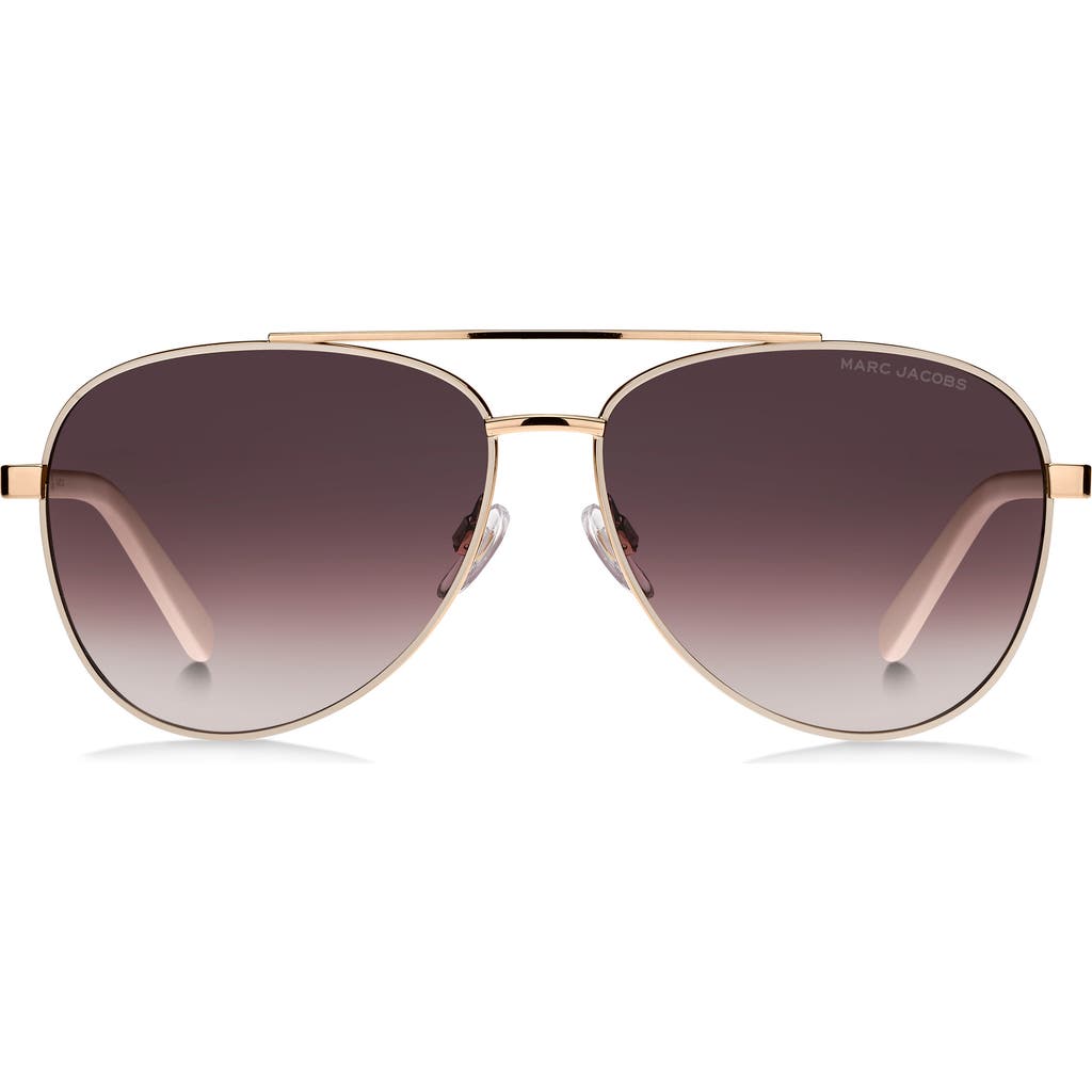 Marc Jacobs Marc Jacobs 60mm Gradient Aviator Sunglasses