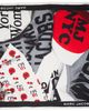 Marc Jacobs Marc Jacobs Black & Red Canal St Silk Scarf - 1