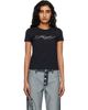 Marc Jacobs Marc Jacobs Black 'Perfect' Shrunken T-shirt - 1