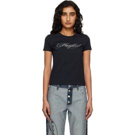 Marc Jacobs Marc Jacobs Black 'Perfect' Shrunken T-shirt