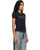 Marc Jacobs Marc Jacobs Black 'Perfect' Shrunken T-shirt - 2