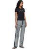 Marc Jacobs Marc Jacobs Black 'Perfect' Shrunken T-shirt - 4